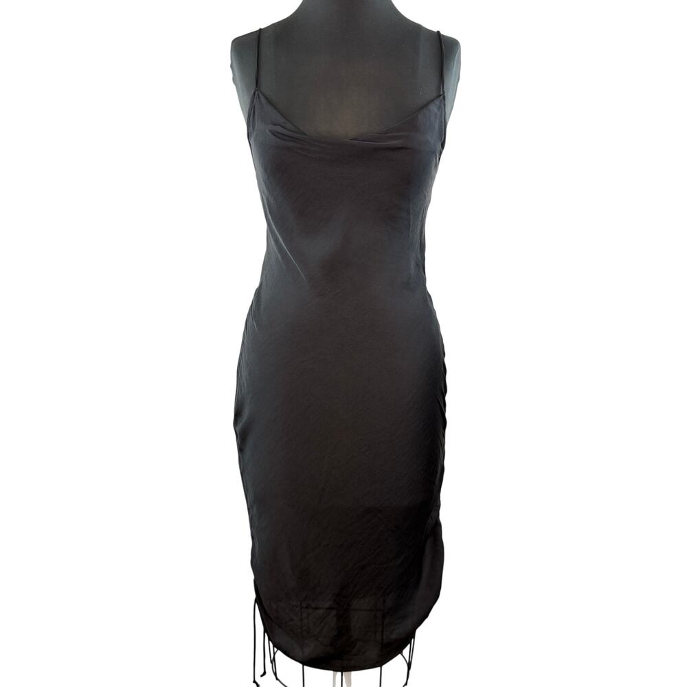 Intimately FREE PEOPLE Black Slip Day to Night Dress Spaghetti Size X-Small XS